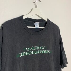 Vintage Matrix Revolutions movie promo tee